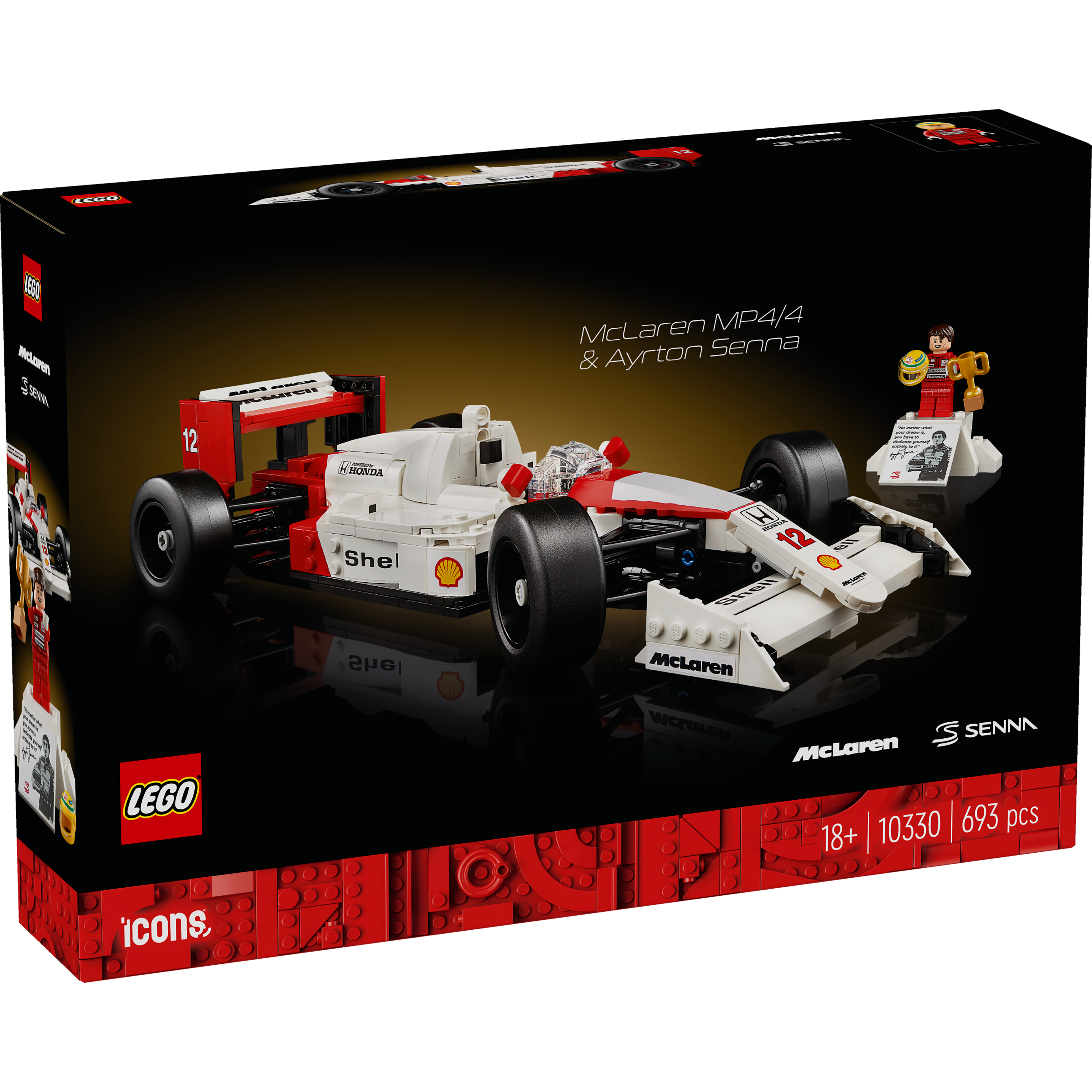 10330 McLaren MP4/4 & Ayrton Senna