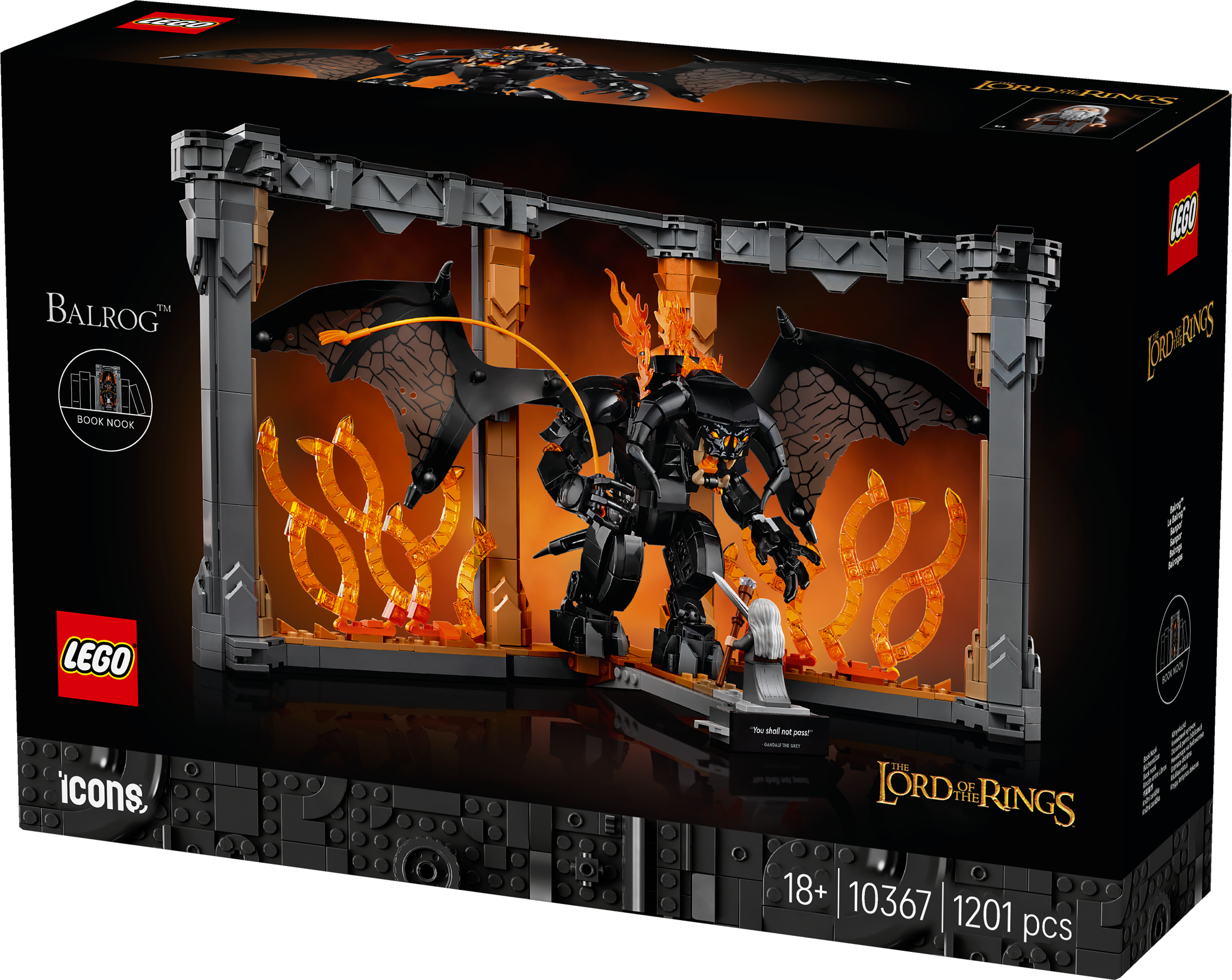 10367 The Lord of the Rings: Balrog Book Nook