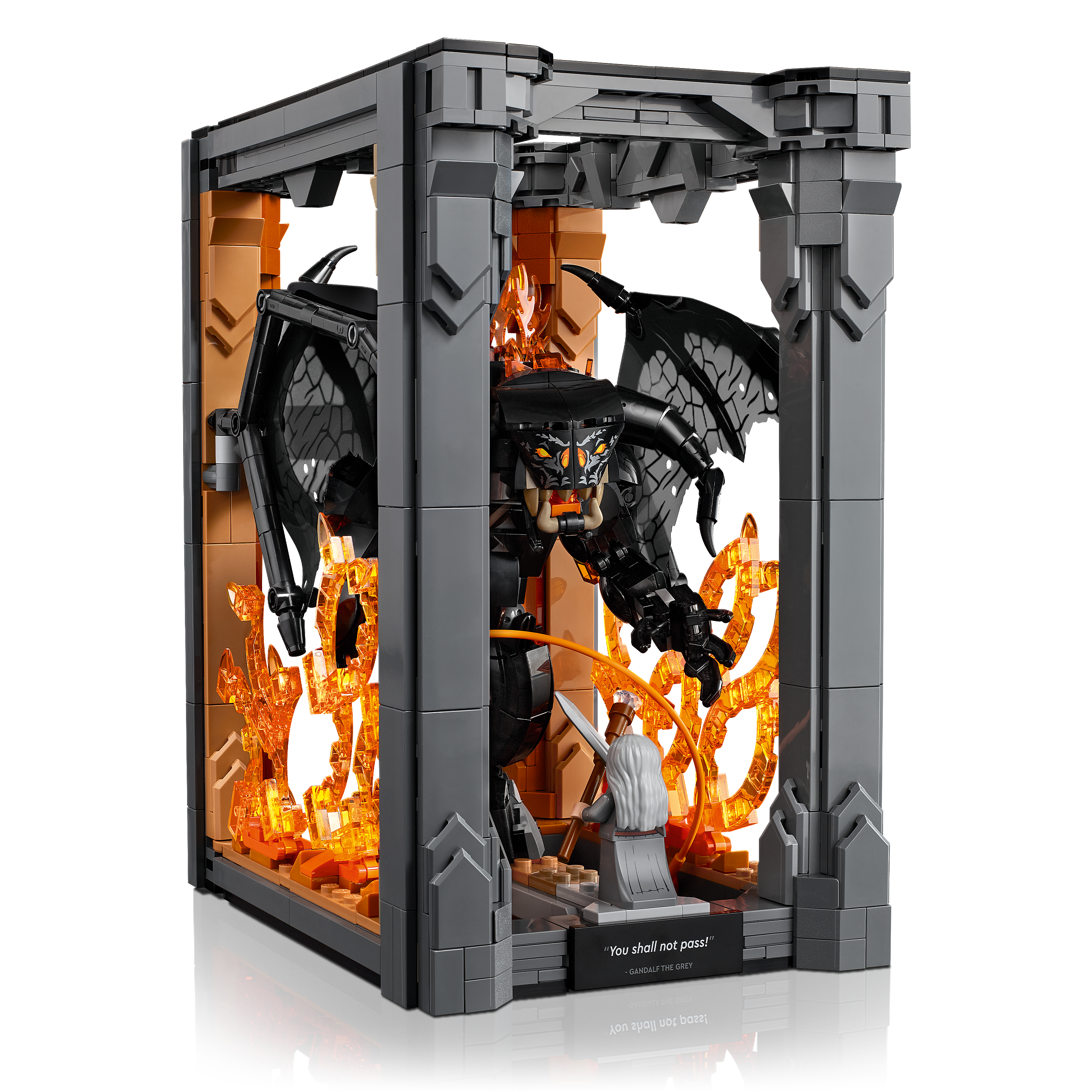 LEGO® Icons 10367 Der Herr der Ringe: Balrog™ Bücherstütze