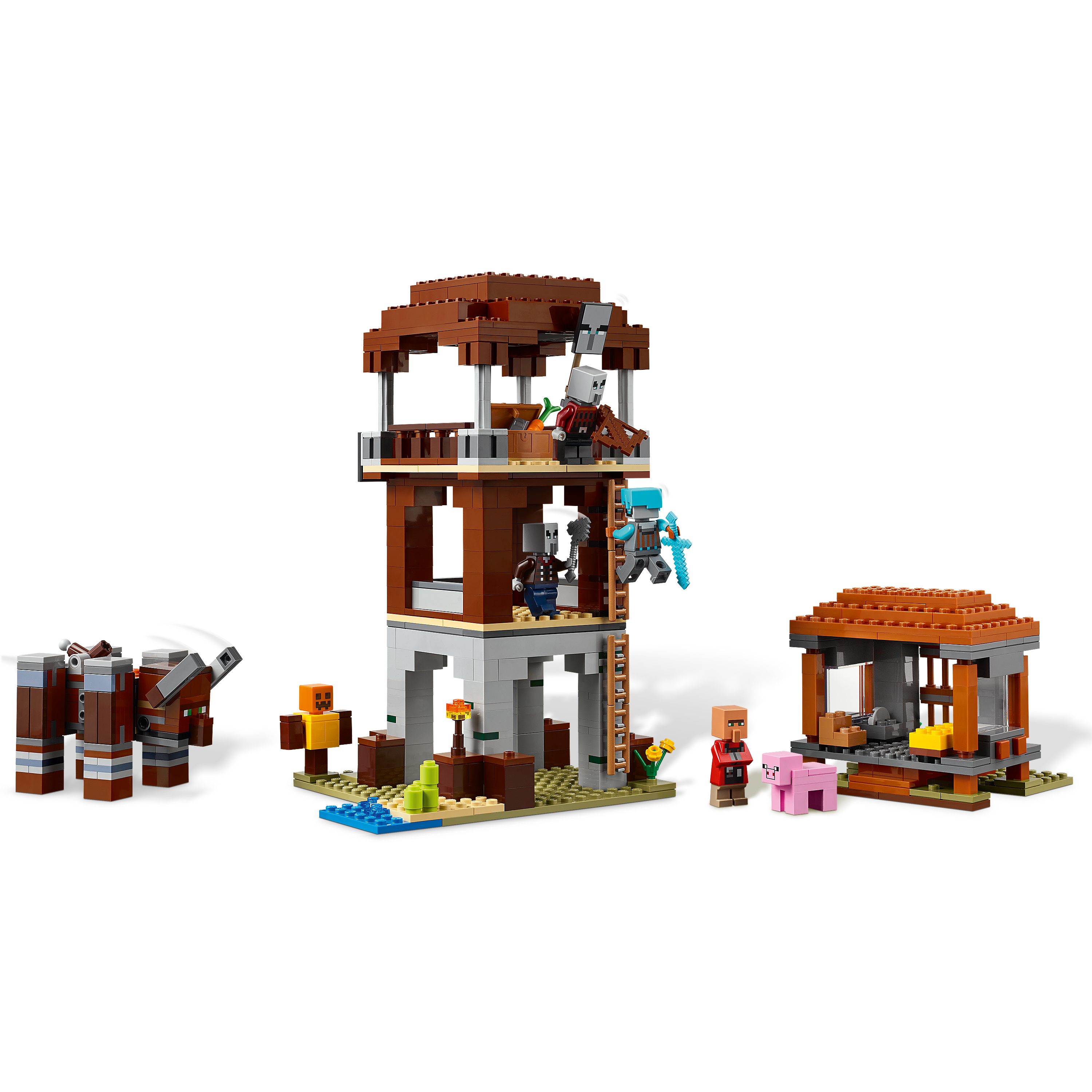 LEGO® Minecraft 21278 Ein Verwüster am Plünderer-Außenposten