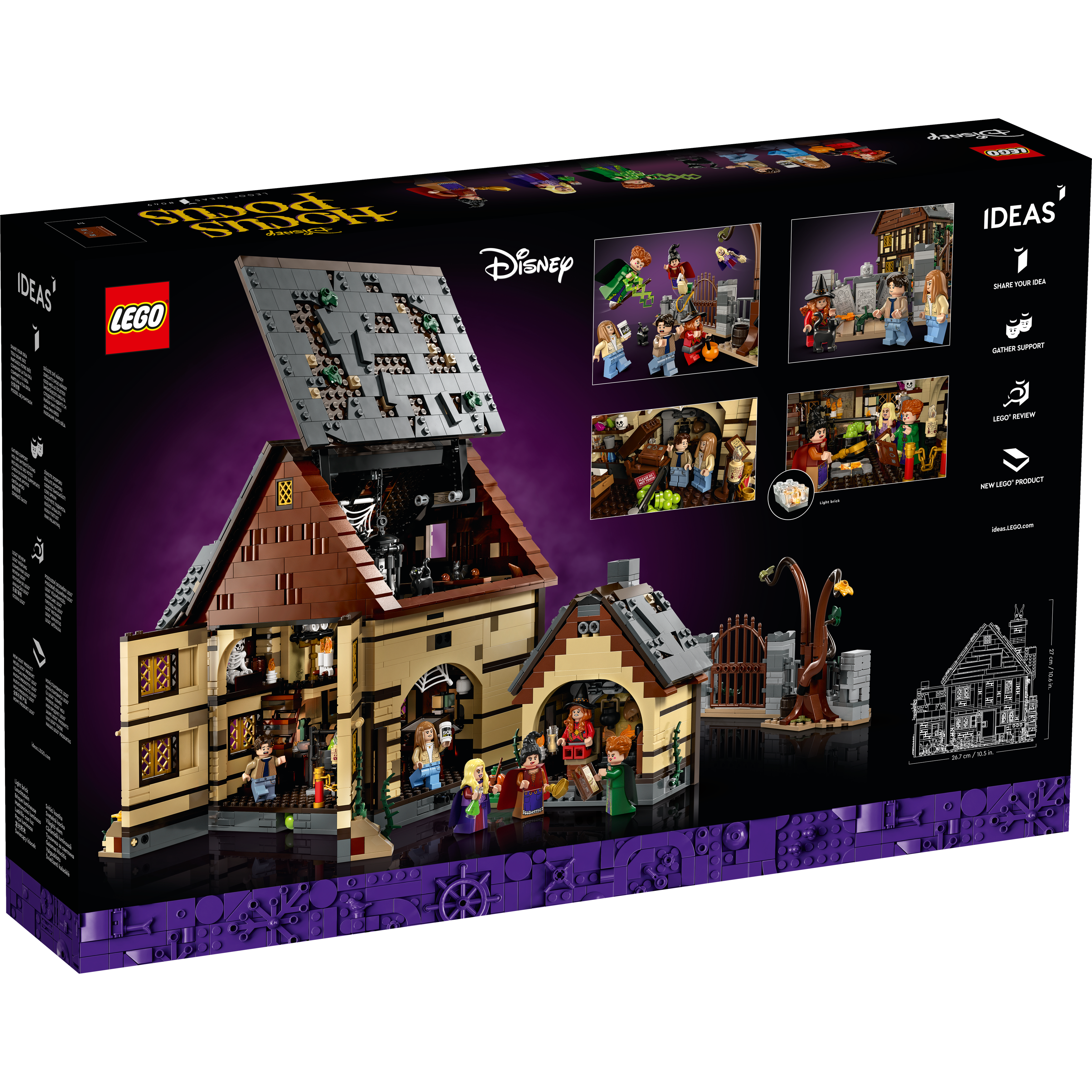 21341 LEGO® Ideas Disney Hocus Pocus: The Sanderson Sisters' Cottage