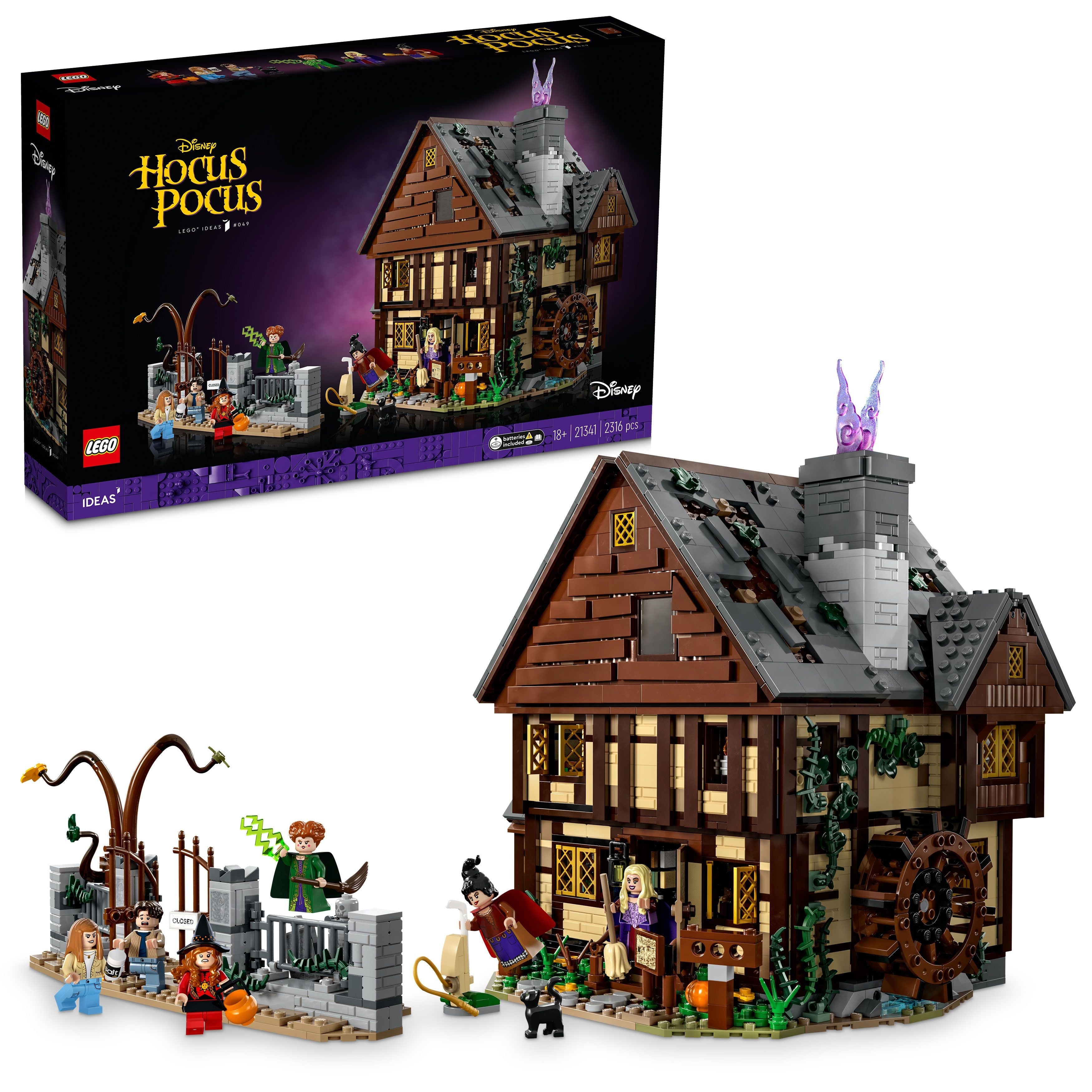 21341 LEGO® Ideas Disney Hocus Pocus: The Sanderson Sisters' Cottage