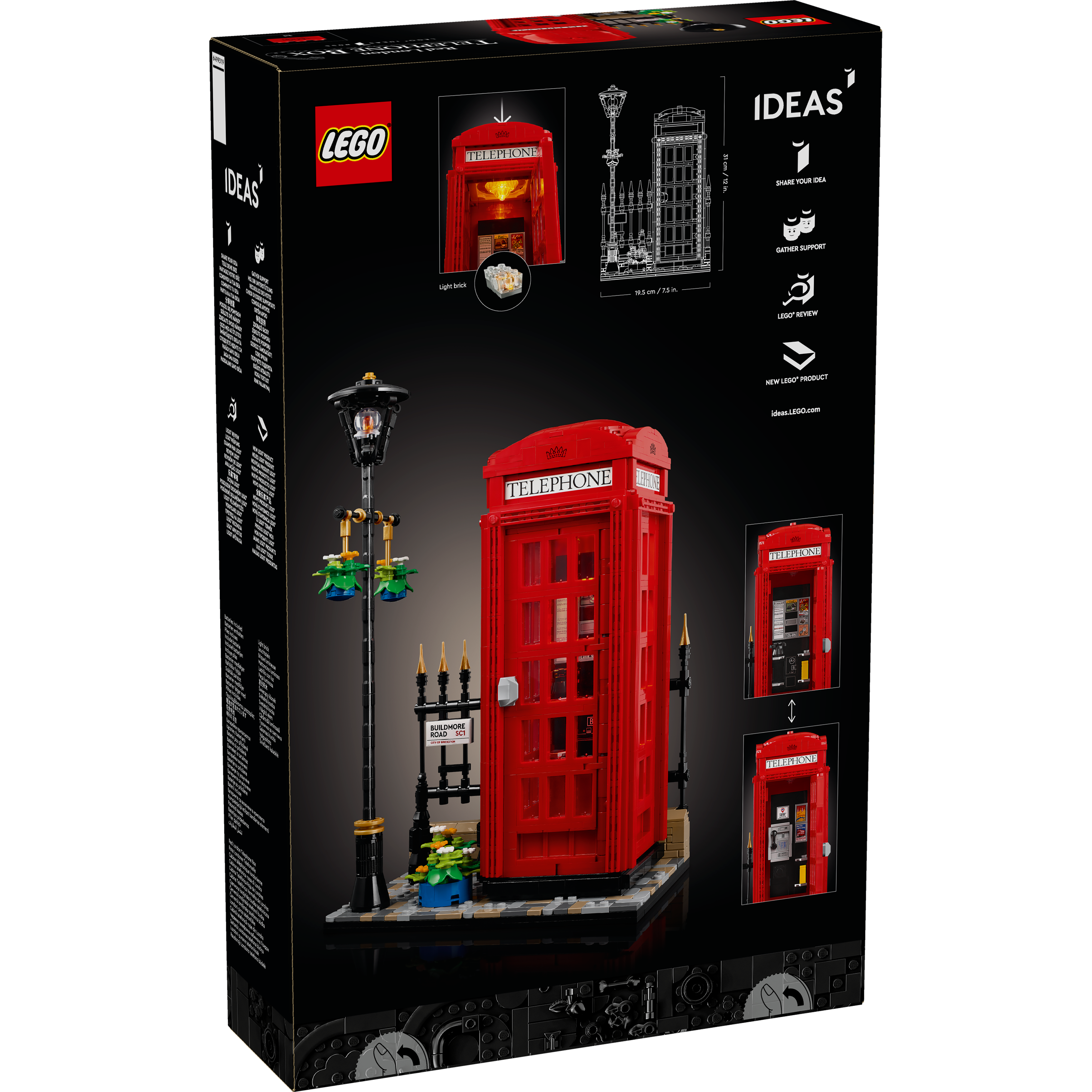 21347 Red London Telephone Box