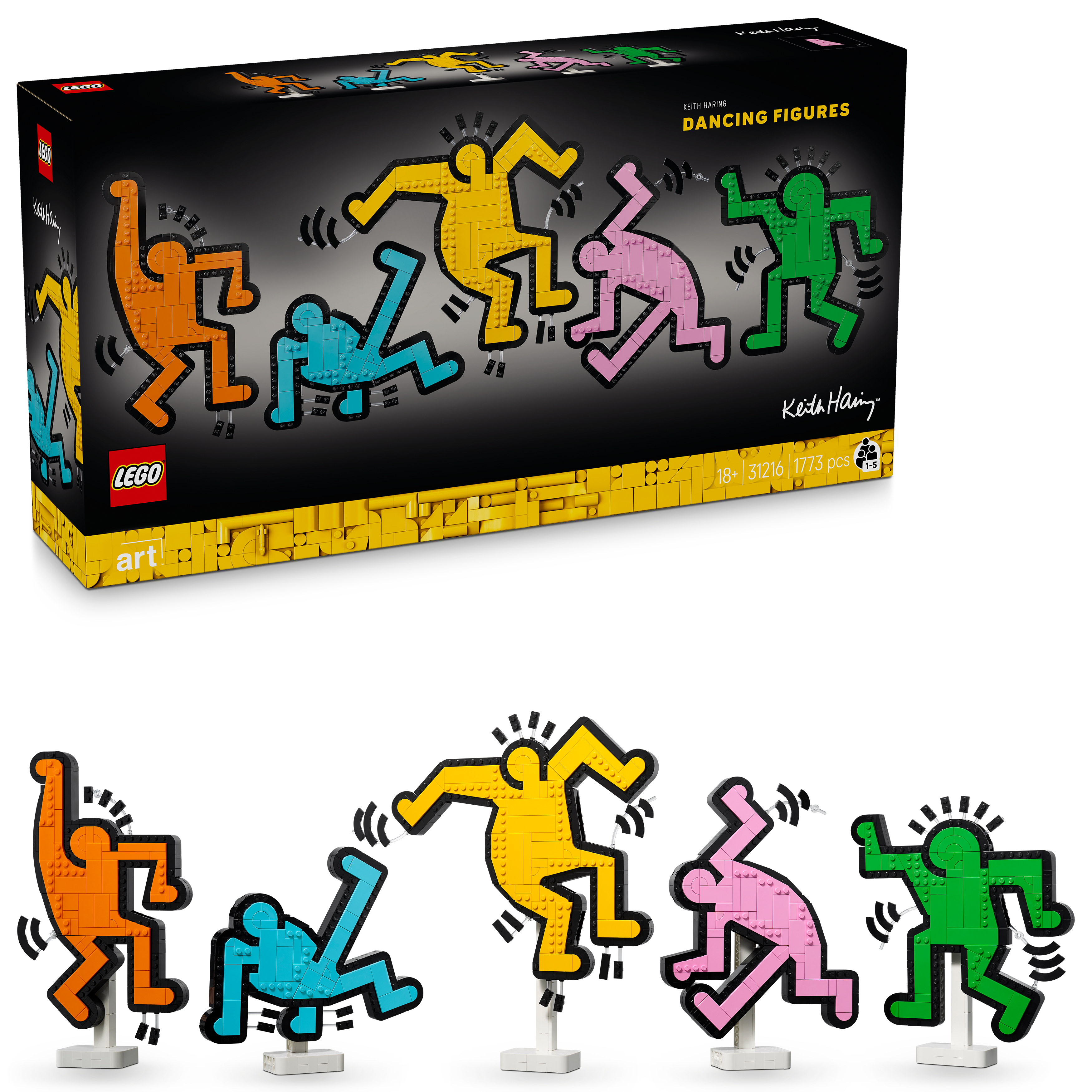 LEGO® Art 31216 Keith Haring – Tanzende Figuren