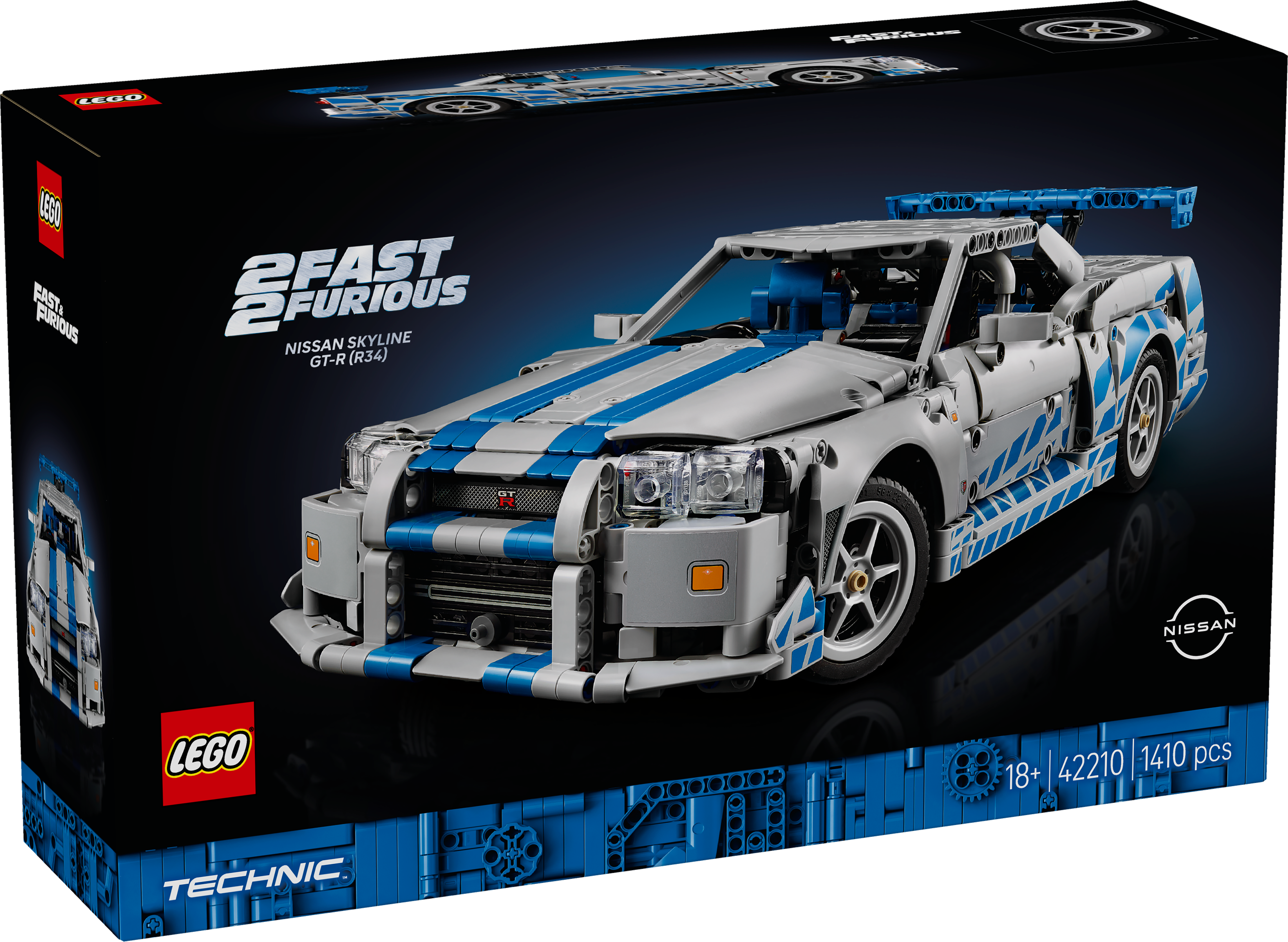 42210 2 Fast 2 Furious Nissan Skyline GT-R (R34) Car