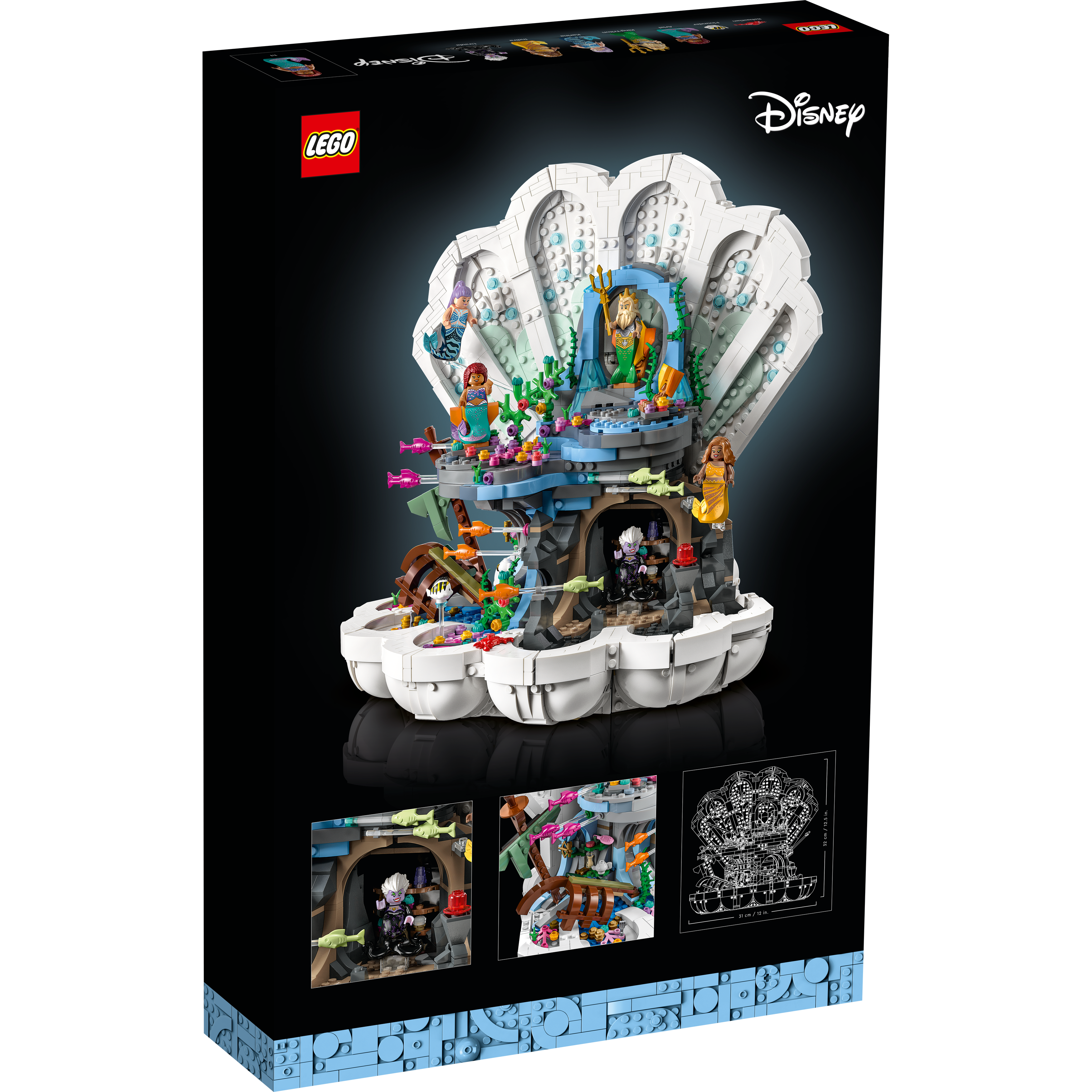 43225 The Little Mermaid Royal Clamshell