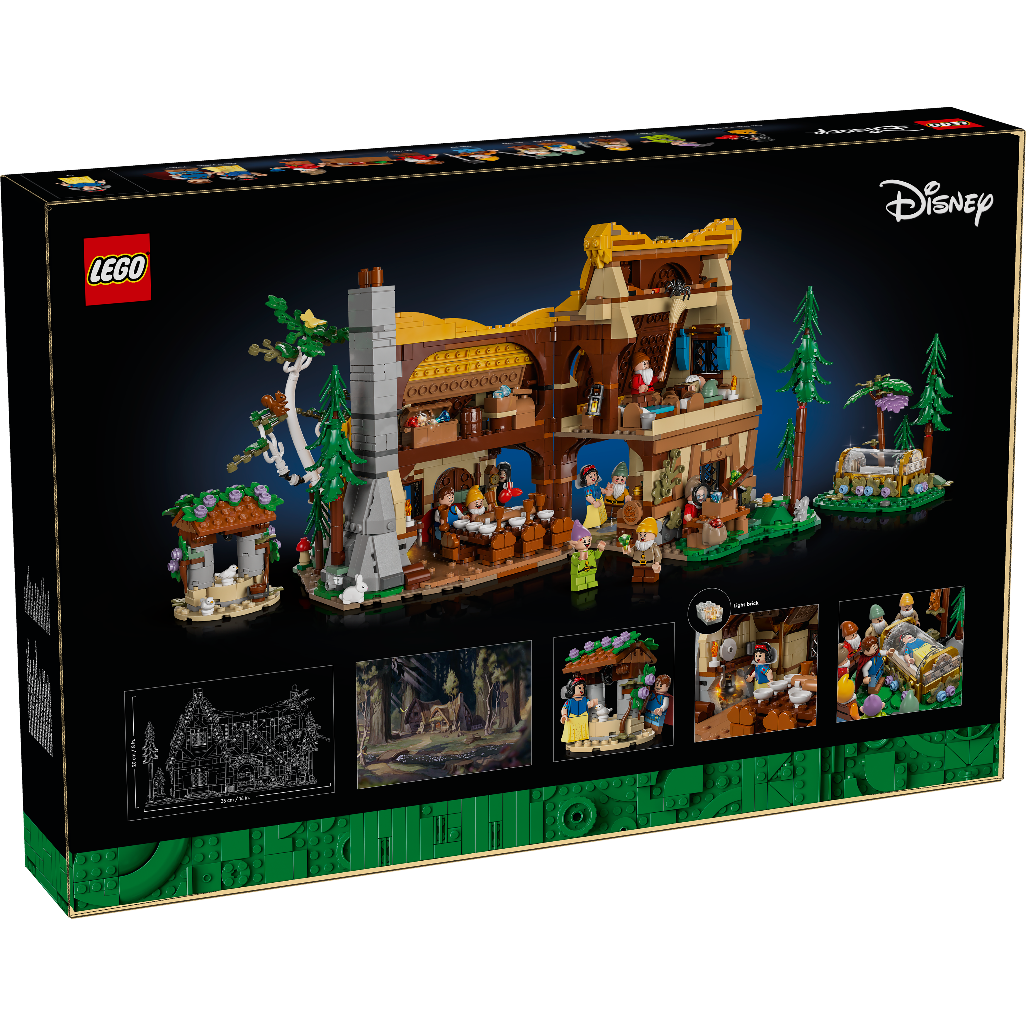 43242 Snow White and the Seven Dwarfs' Cottage