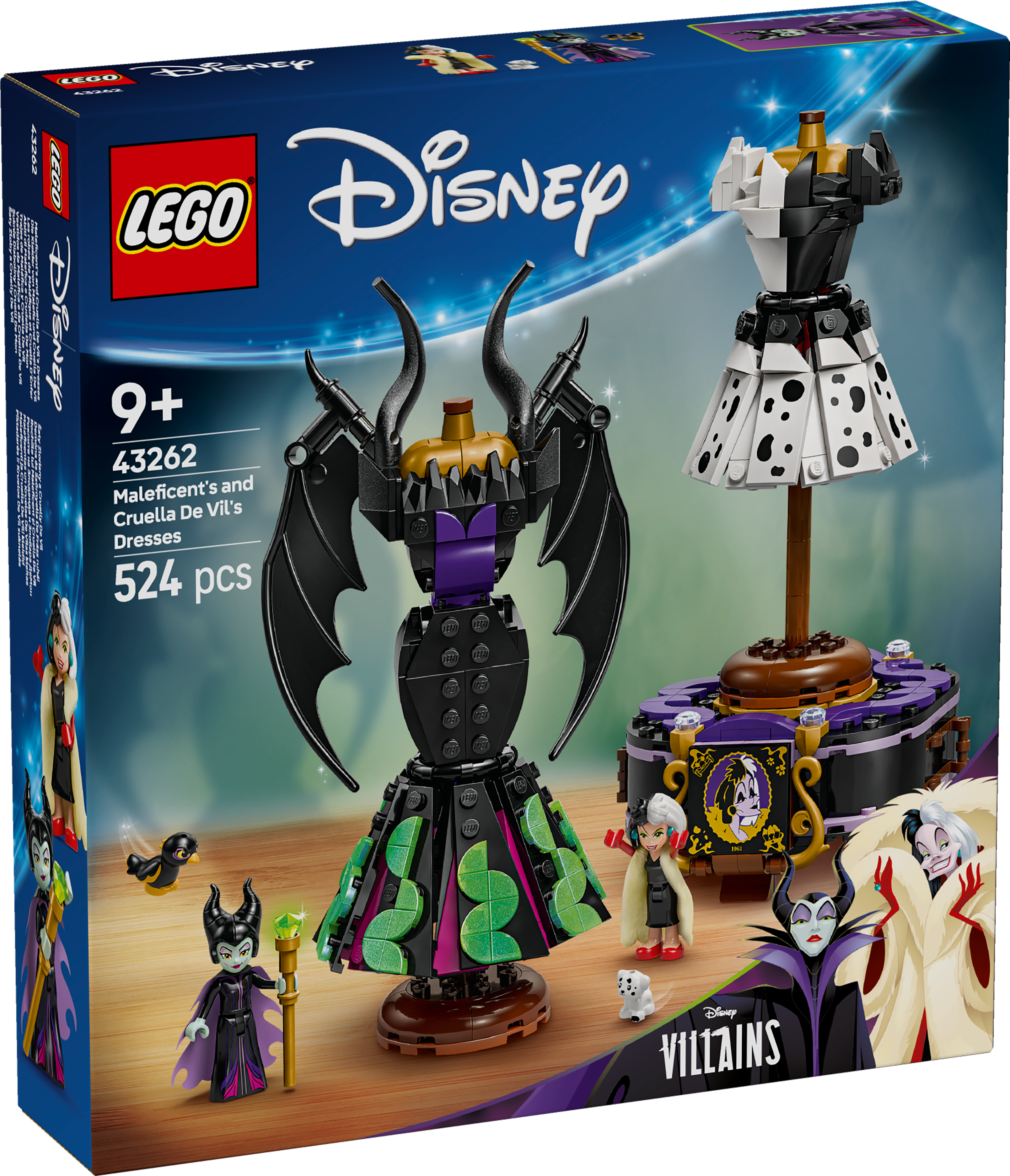 43262 Maleficent's and Cruella De'Vils Dresses