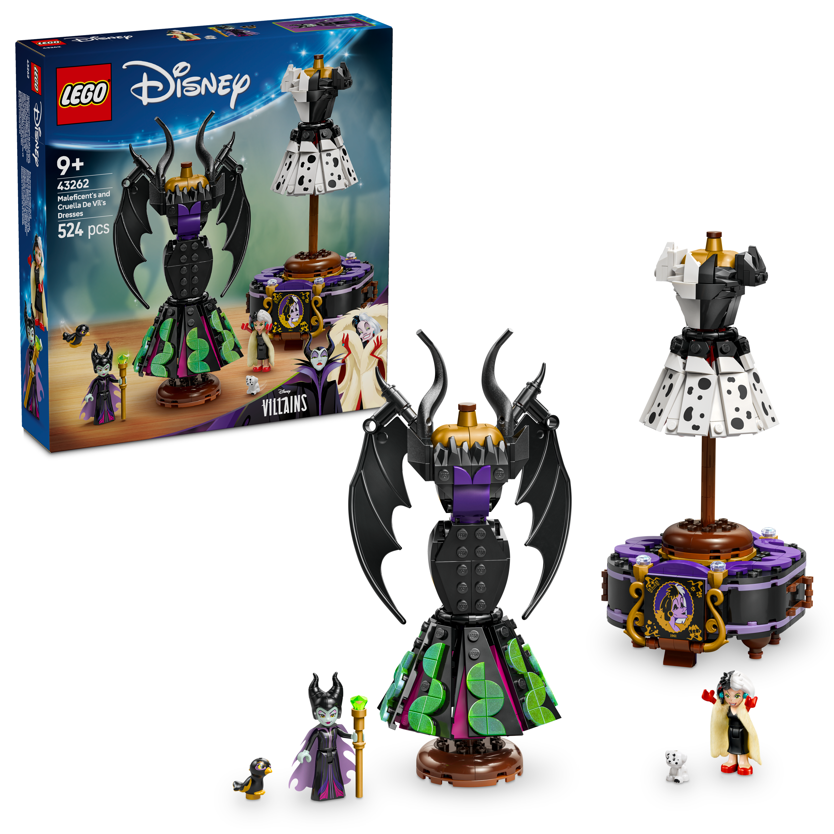 43262 Maleficent's and Cruella De'Vils Dresses