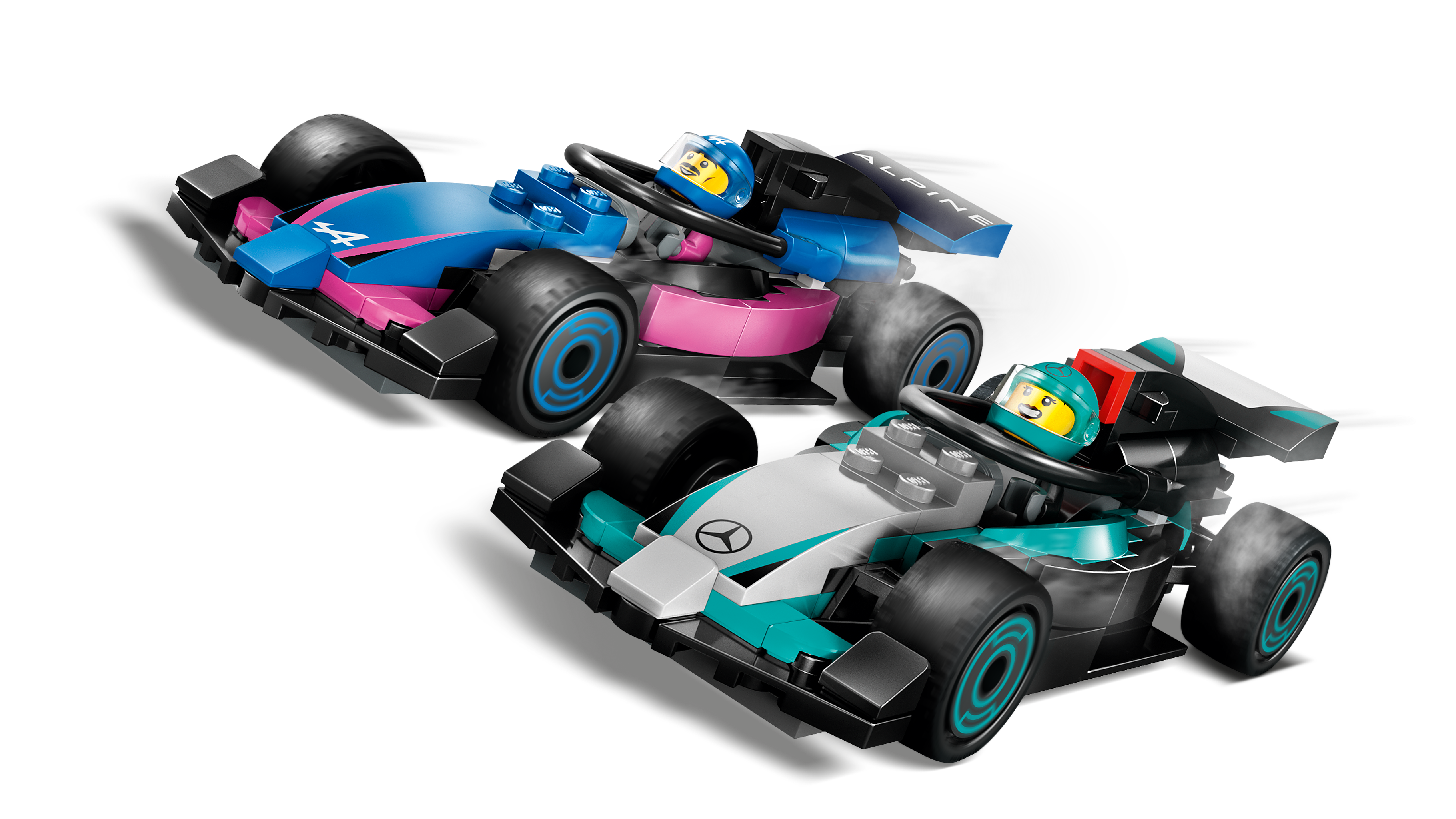 LEGO® City 60444 F1® Garage mit Mercedes-AMG & Alpine Rennautos