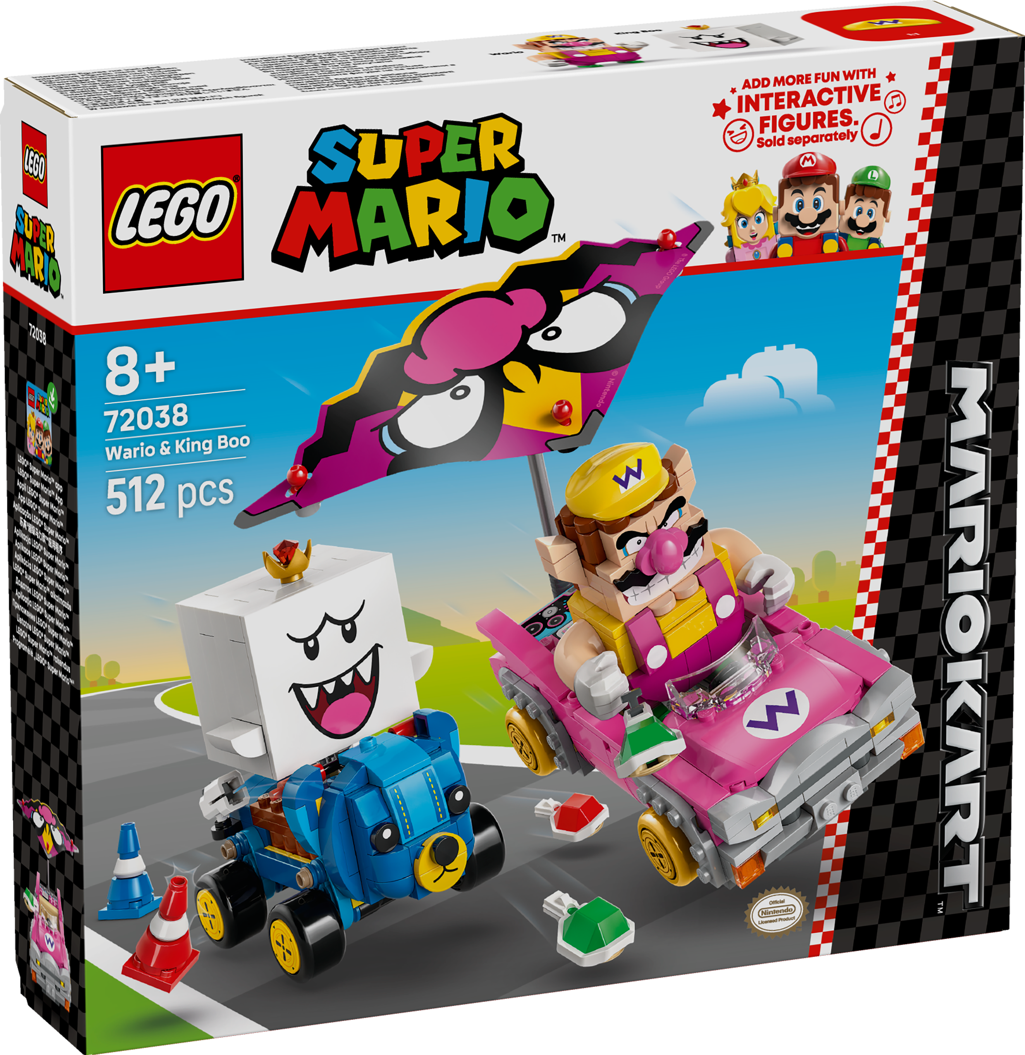 72038 Mario Kart- Wario & King Boo