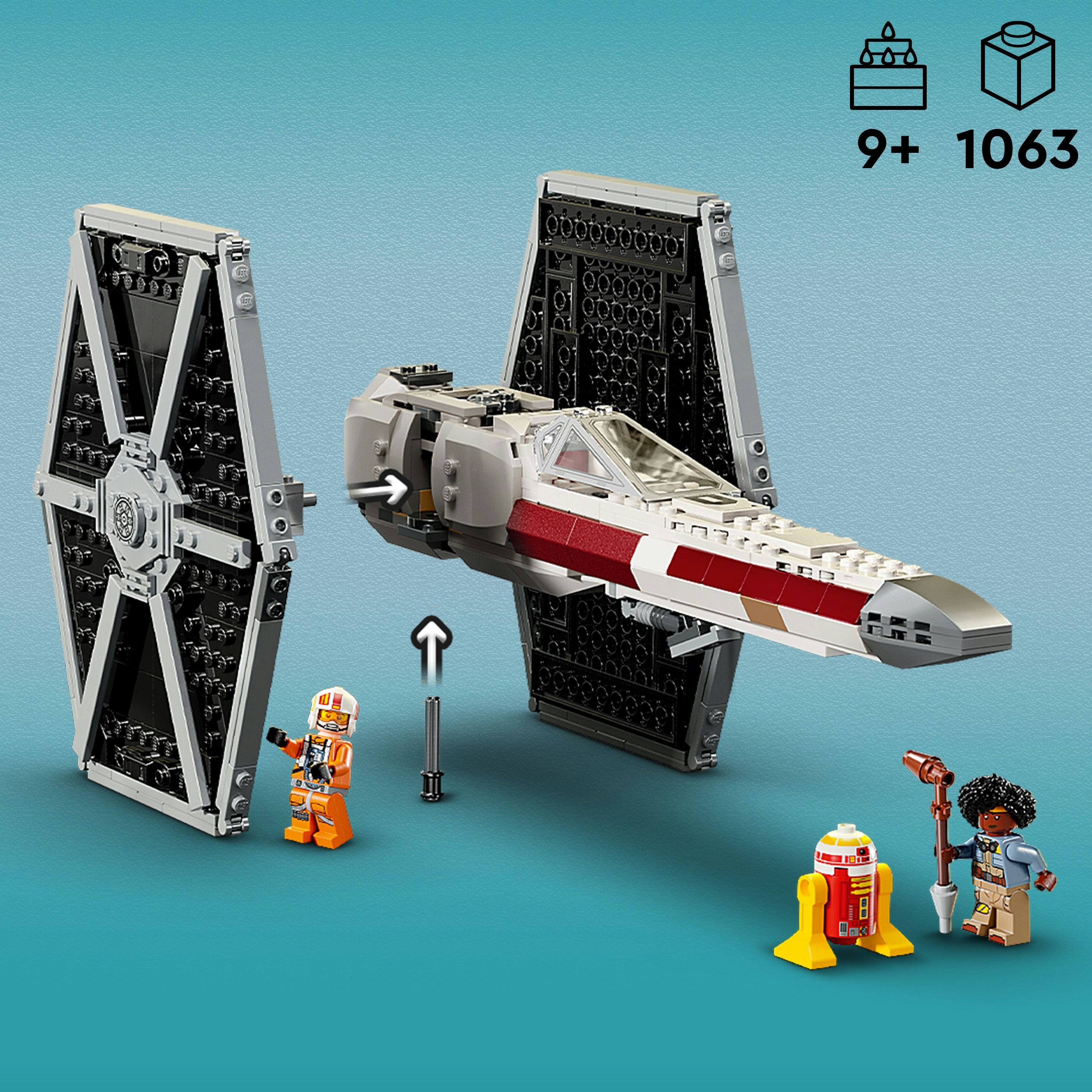 TIE Fighter & X-Wing Mash-up 75393