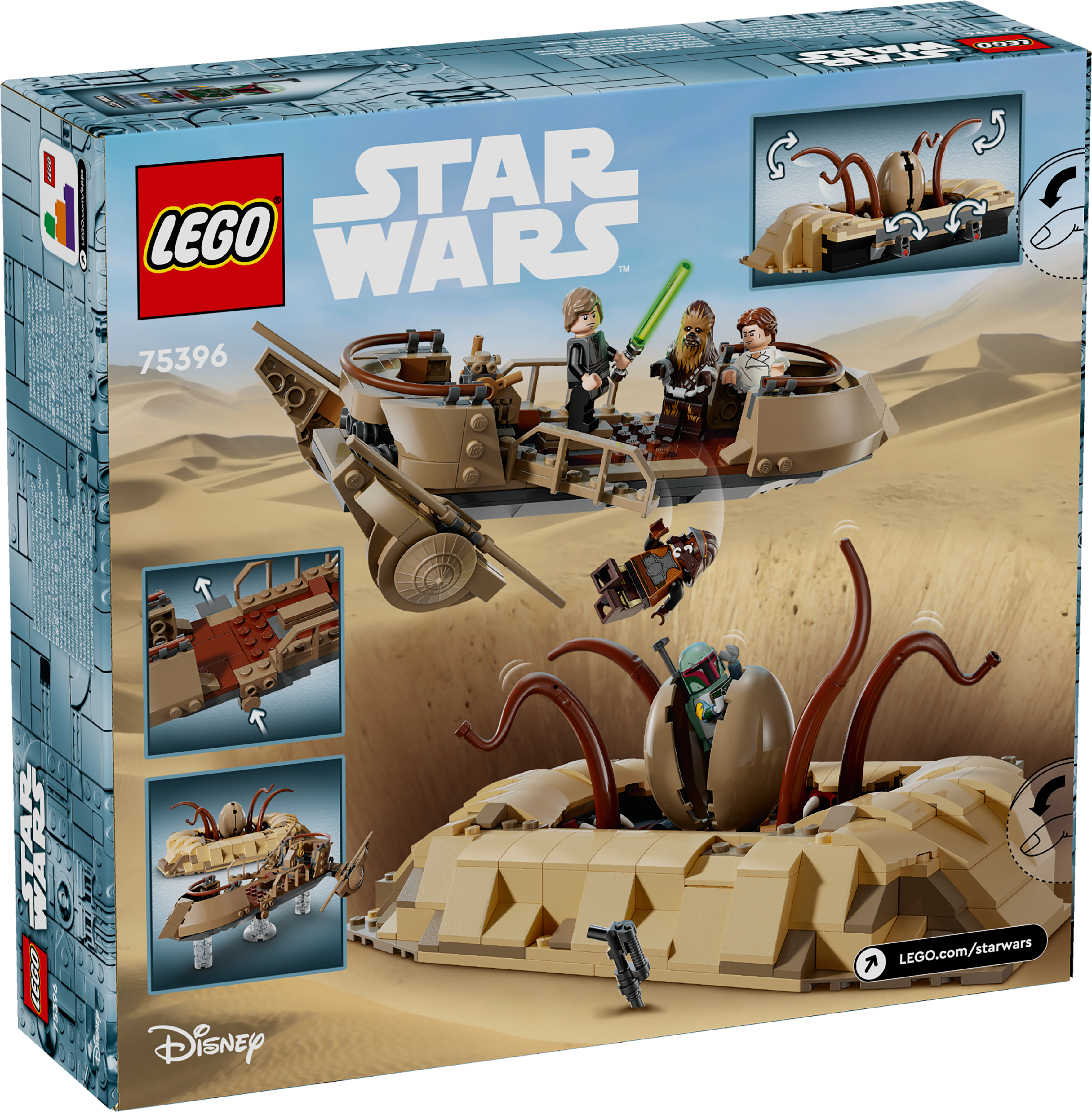 LEGO® Star Wars 75396 Wüsten-Skiff und Sarlacc-Grube