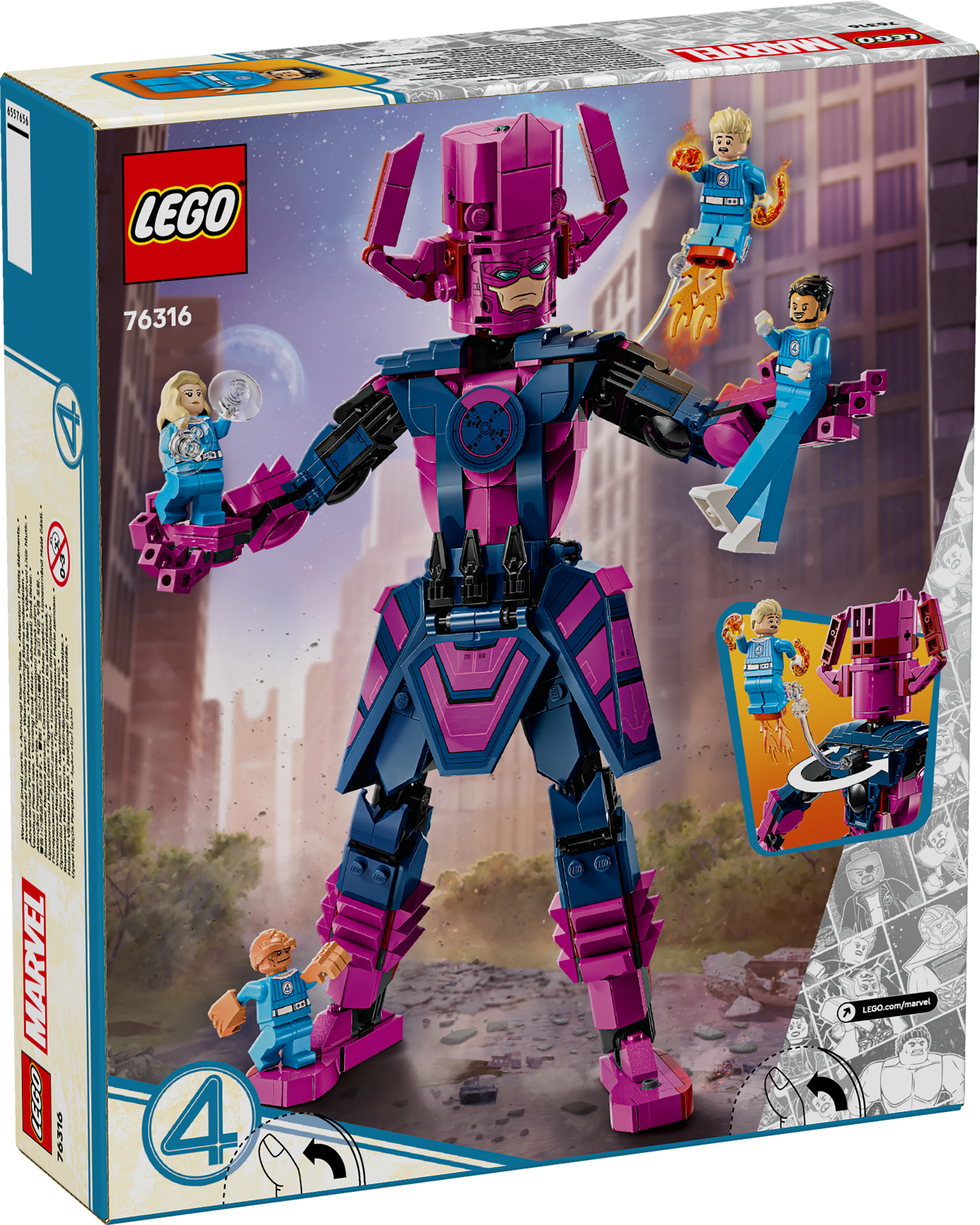 76316 Fantastic Four Vs. Galactus Construction Figure