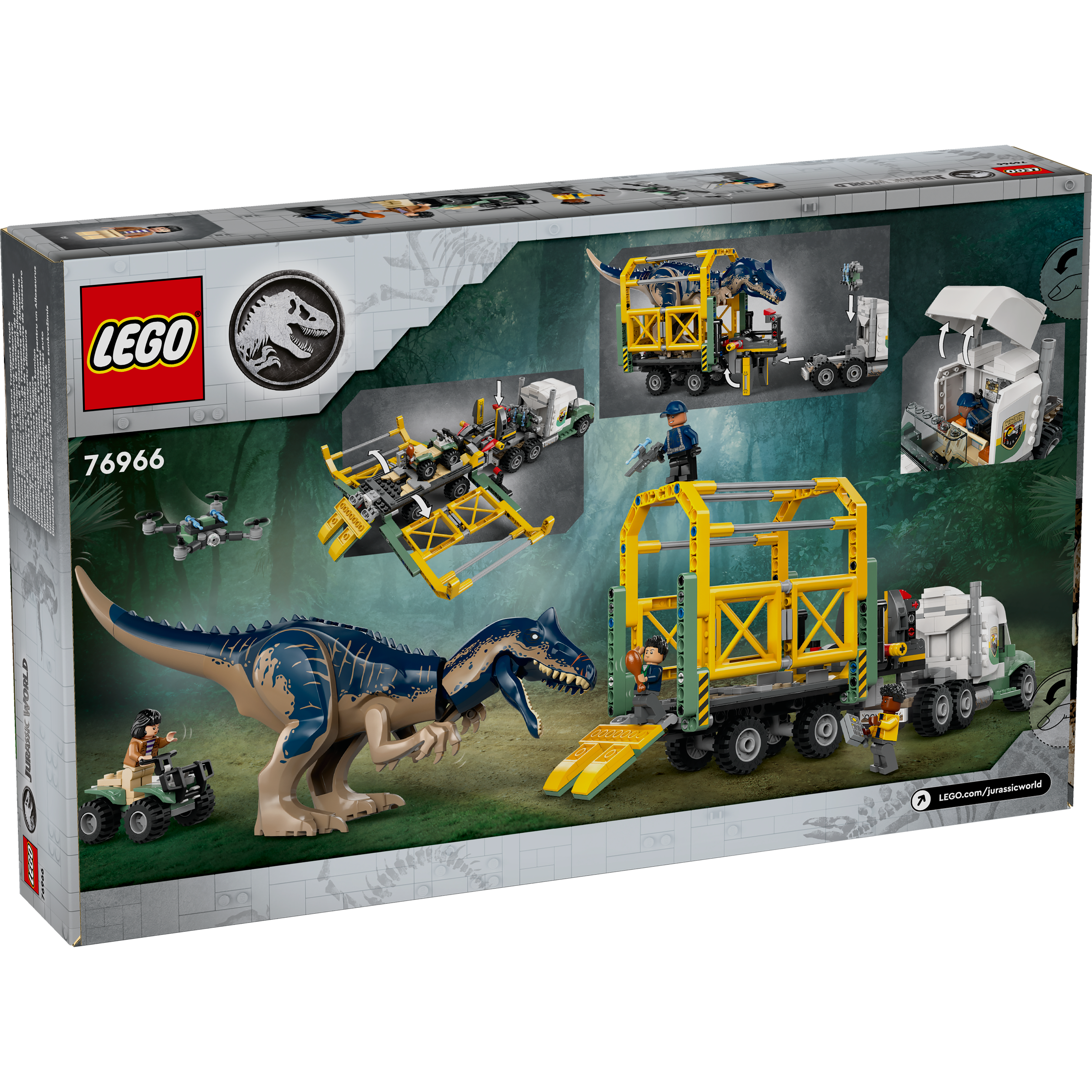 76966 Dinosaur Missions: Allosaurus Transport Truck