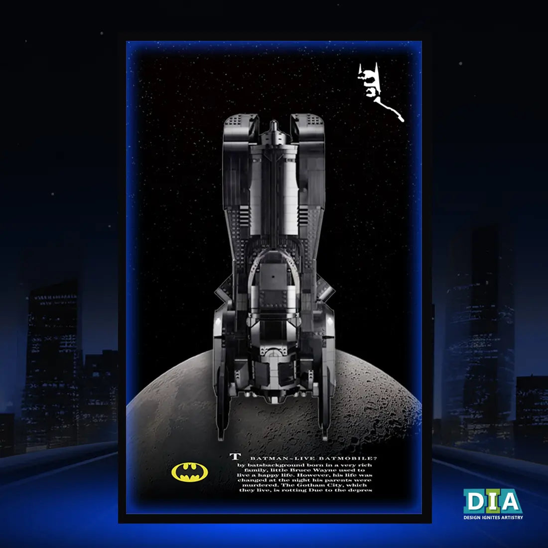 LEGO™ Frame for 1989 Batmobile(76139)